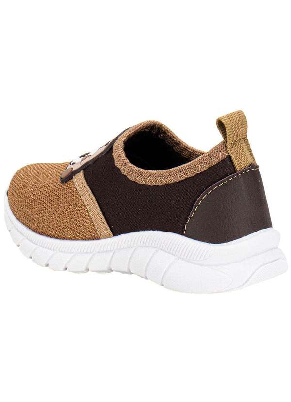 Kids Top - Tênis Infantil Slip On Kids Top 380/434 Café 3