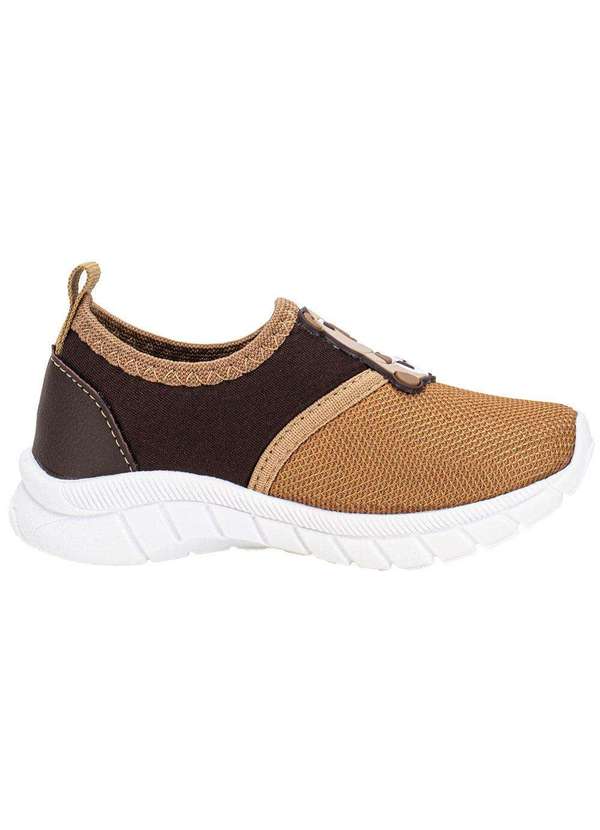 Kids Top - Tênis Infantil Slip On Kids Top 380/434 Café 5