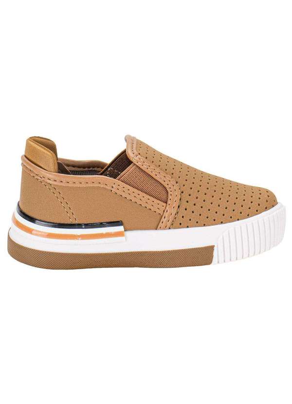 Molekinho - Tênis Infantil Slip On Molekinho 2615100 - Caramelo 5