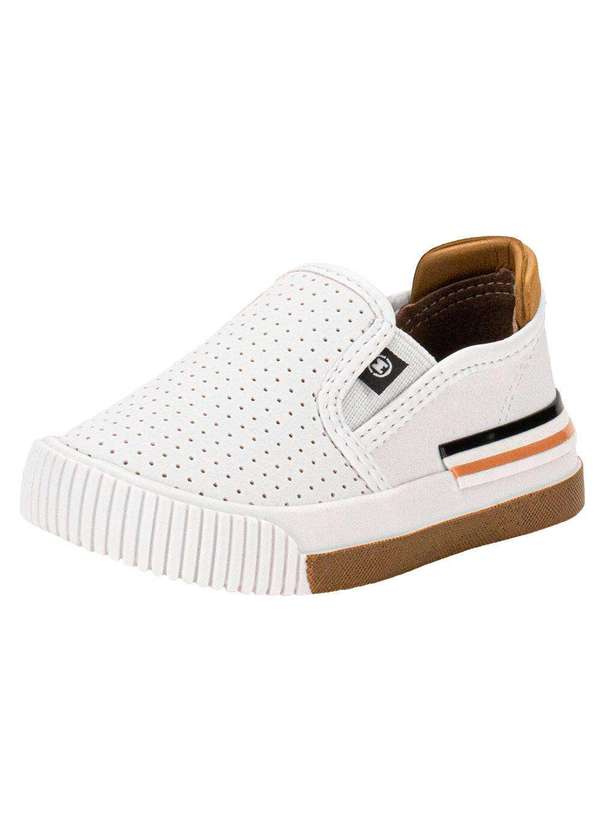 Molekinho - Tênis Infantil Slip On Molekinho 2615100 - Branco