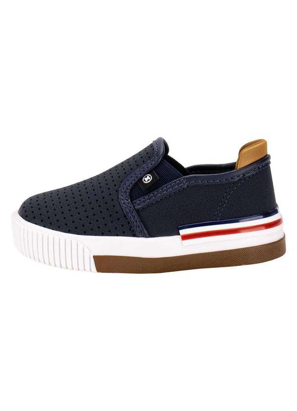 Molekinho - Tênis Infantil Slip On Molekinho 2615100 - Marinho 2