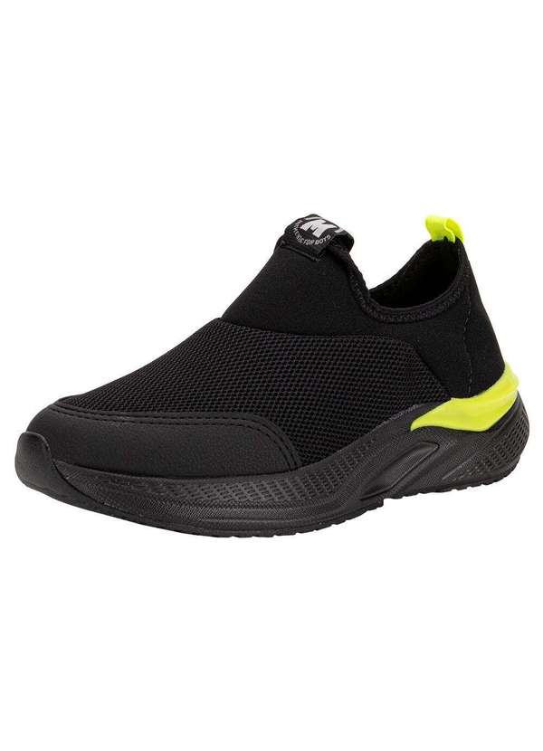 Molekinho - Tênis Infantil Slip On Molekinho 2871101 - Preto/Verde
