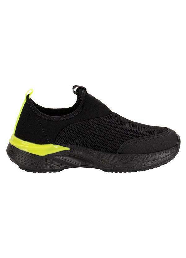 Molekinho - Tênis Infantil Slip On Molekinho 2871101 - Preto/Verde 5