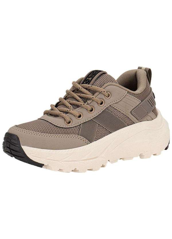 Ollie - Tênis Infantil Stones 2 Ollie 800 Taupe