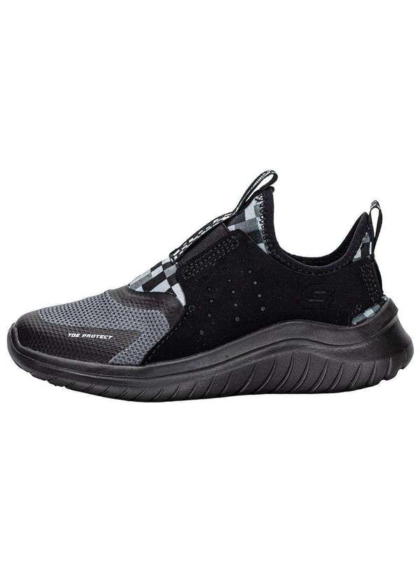 Skechers - Tênis Infantil Ultra Flex 2.0 Cubor Skechers 402202l - Preto/Cinza 2