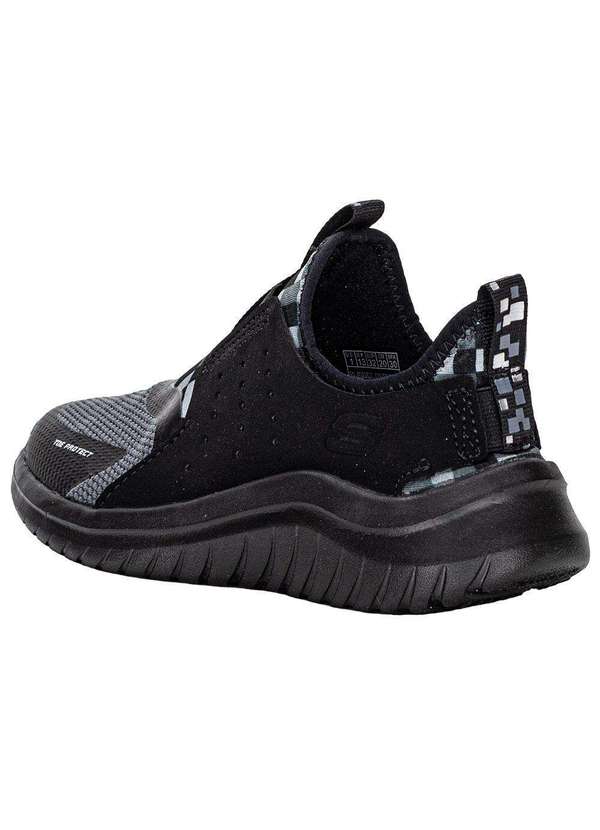 Skechers - Tênis Infantil Ultra Flex 2.0 Cubor Skechers 402202l - Preto/Cinza 3