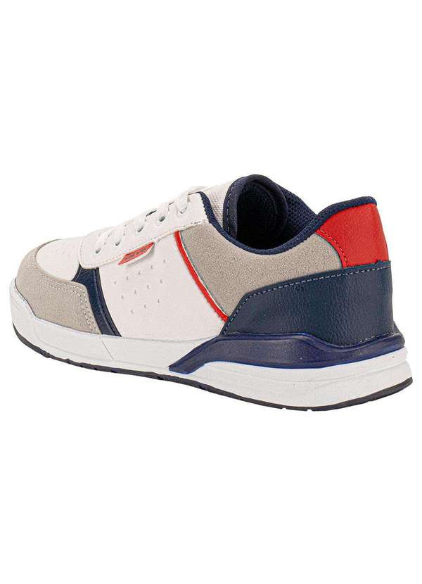 Via Vip - Tênis Infantil Via Vip Vv4009 - Branco/Azul 3