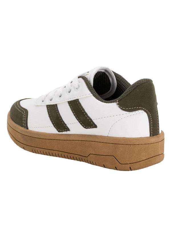 Via Vip - Tênis Infantil Via Vip Vv4510 - Branco/Verde 2