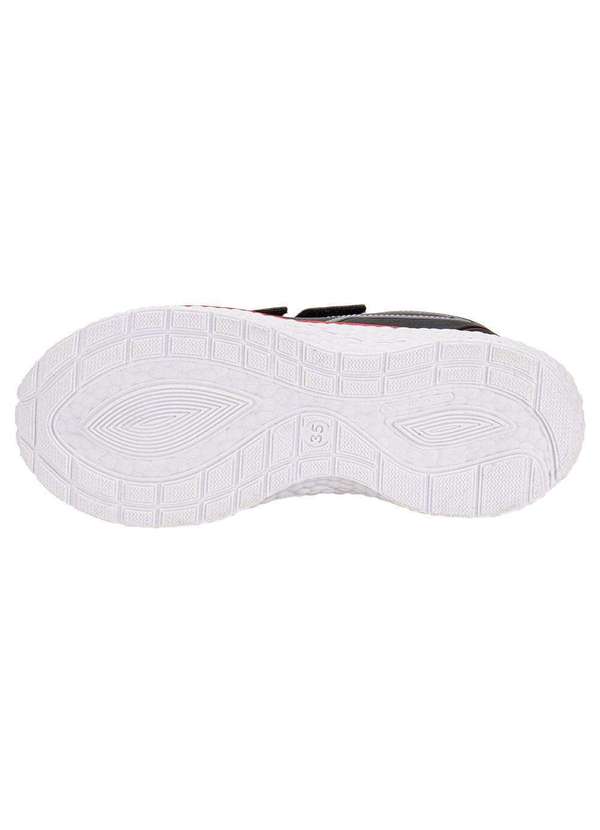 Via Vip - Tênis Infantil Via Vip Vv9528 - Preto/Vermelho 4