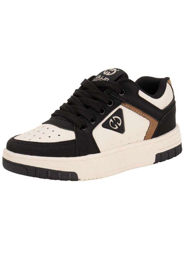 Ollie - Tênis Infantil Volt 2 Ollie 401 - Bege/Preto