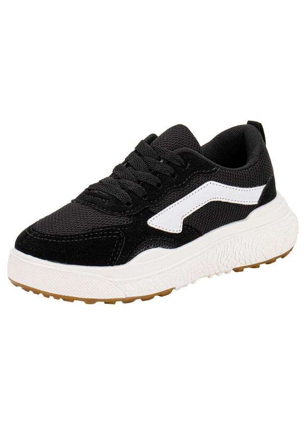 Ykes - Tênis Infantil X30 Ykes 0030 - Preto/Branco