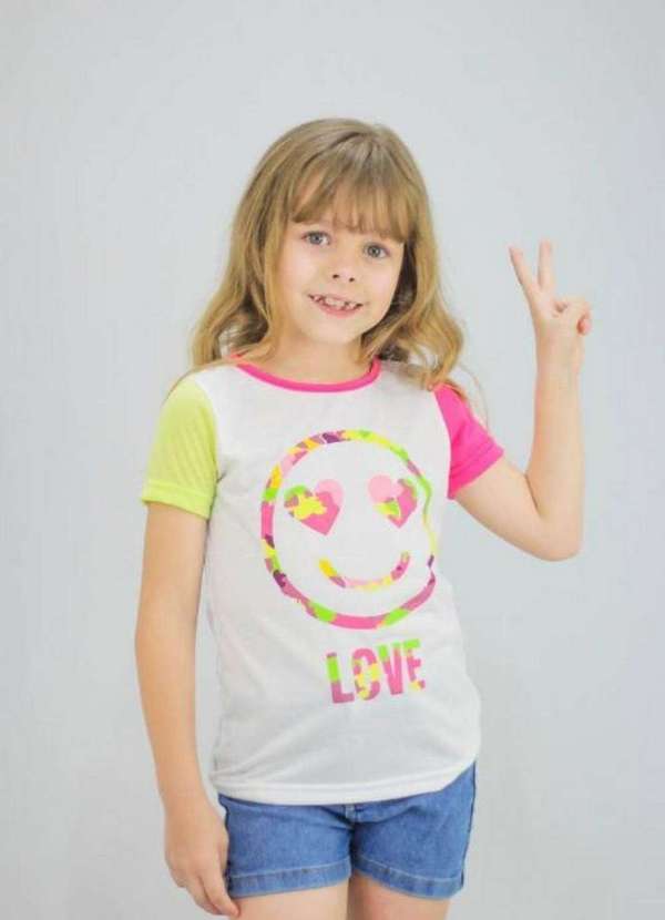 Cia da Malha - Blusa Infantil Feminina Juvenil Menina 1 Ano a 16 Anos Verao Branco 3
