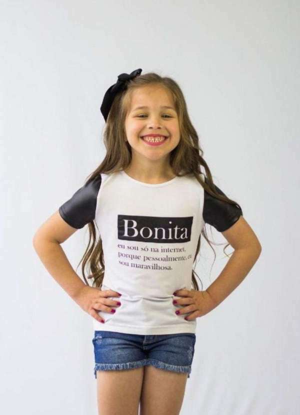 Cia da Malha - Blusa Infantil Feminina Juvenil Menina 1 Ano a 16 Anos Verao Branco 6
