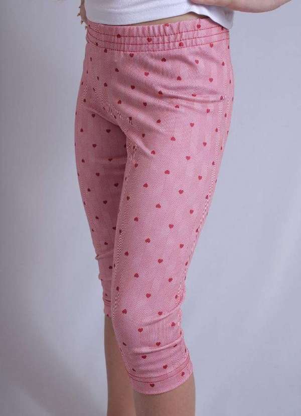 Cia da Malha - Calça Legging Infantil Feminina Meninas Juvenil Estampada Curta Sortidos