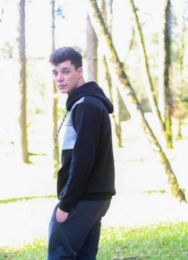 Cia da Malha - Blusa Moletom Masculina Adulta Peluciada Inverno Cinza com Preto 4