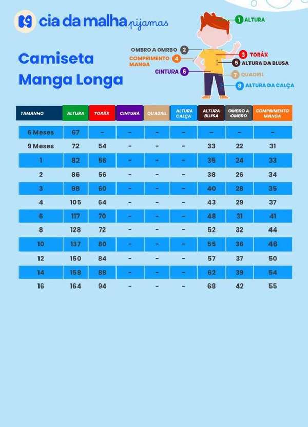 Cia da Malha - Camiseta Infantil Menino Manga Longa. Vermelho Claro 5