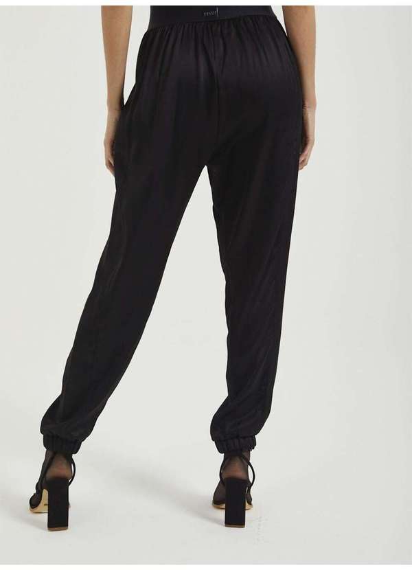 Colcci - Calça Jogger Acetinada Sport Culture - Preto 2