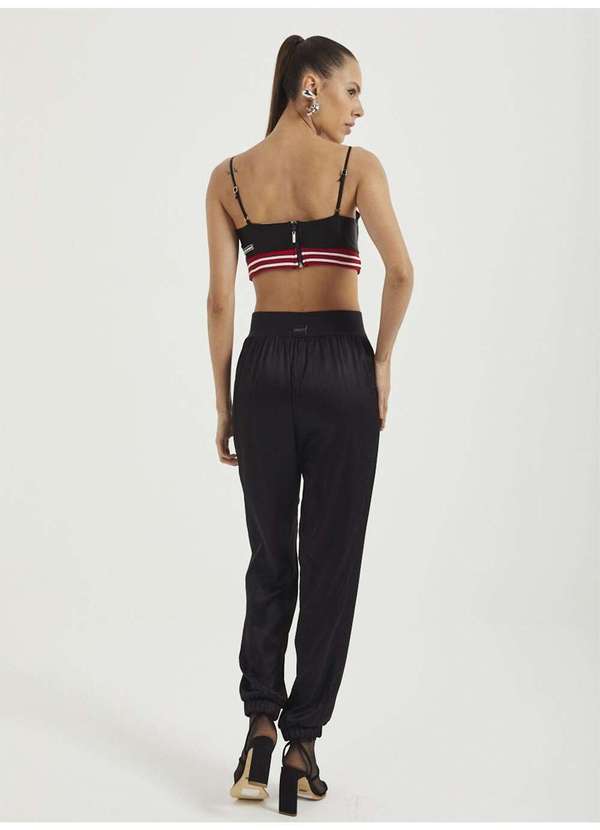 Colcci - Calça Jogger Acetinada Sport Culture - Preto 3