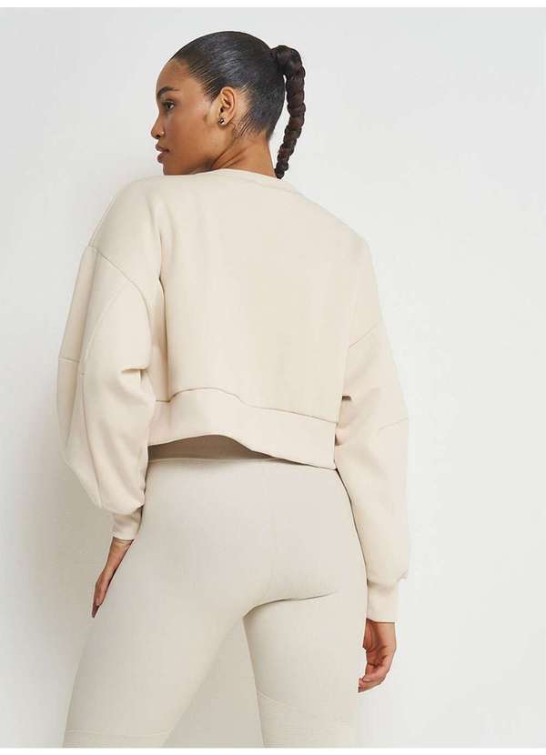 Colcci - Blusão Moletom Freedom Sport Style - Bege 2