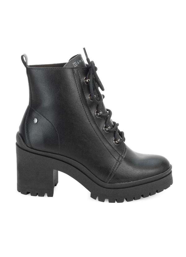 Bota Coturno Ramarim e Meia Pt Rm23-23501 Preto Alex Shoes