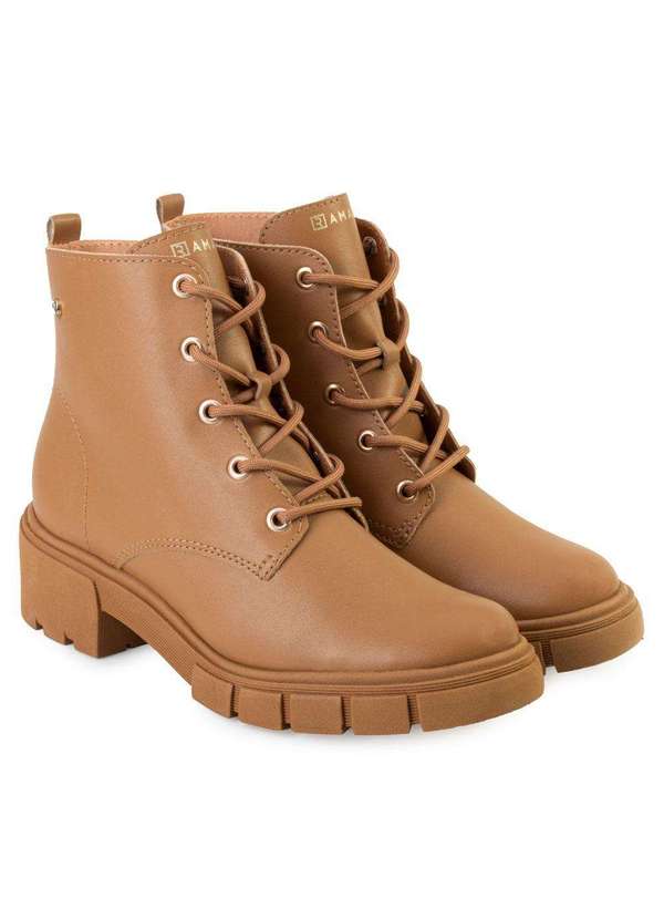 Ramarim Bota Coturno Ramarim e Meia Rm23-23111 Caramelo - Main Image