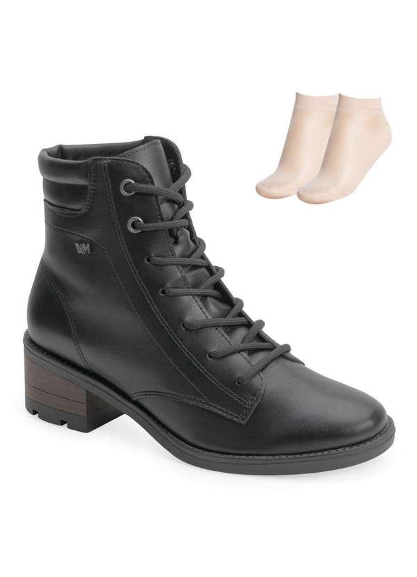 Ankle Boot Bota Meia Pata Via Marte Bota Ankle Ankle Boot Couro