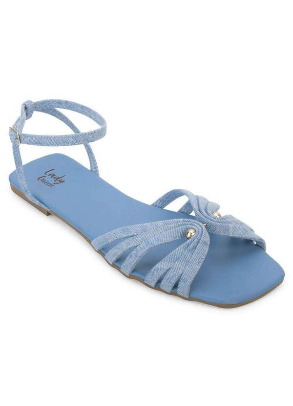 Lady Queen Sandália Rasteira Lady Queen An23-19313 Azul