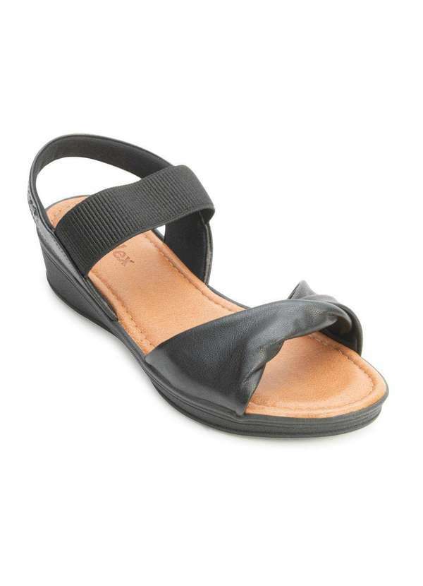 Usaflex - Sandália Usaflex Us24-V12770 Preto/Nude