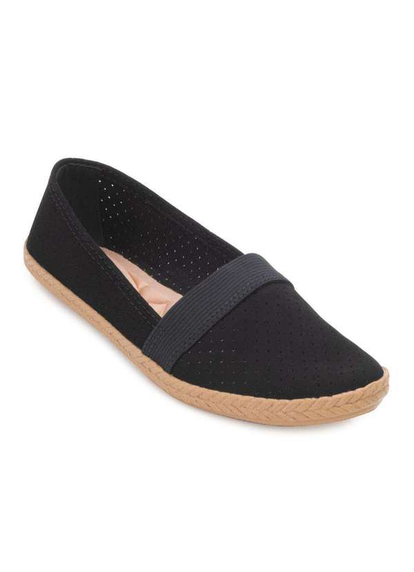 Sapatilha Moleca Nobuck Ml23-52872 Preto Alex Shoes