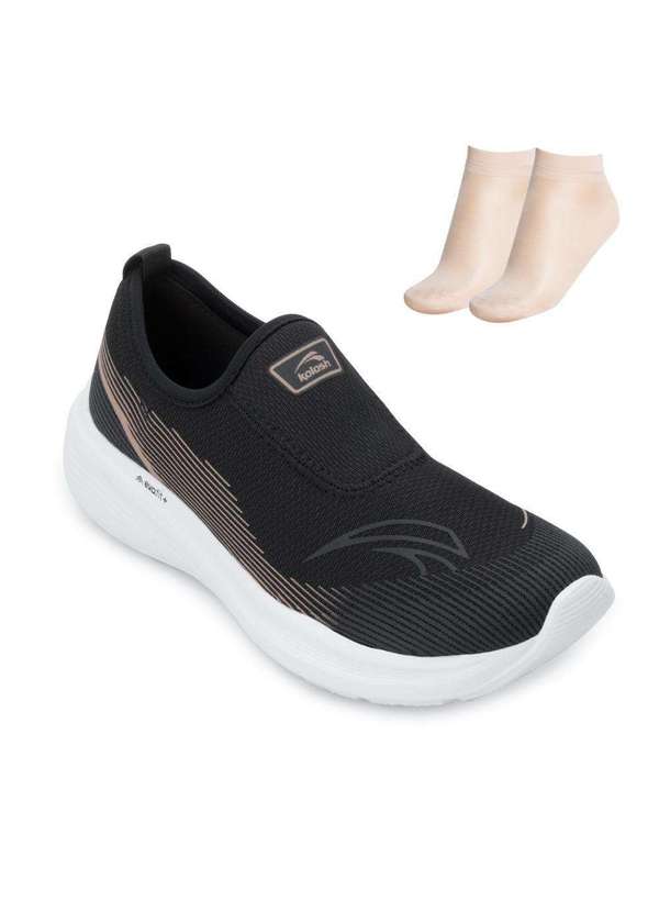 Kolosh Tênis Slip-On Kolosh e Meia Kl25-E0421 Preto/Rosê