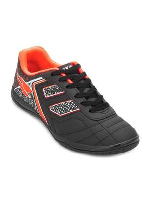 Chuteira Futsal Dray Dr-305 Pl Preto/Laranja Alex Shoes