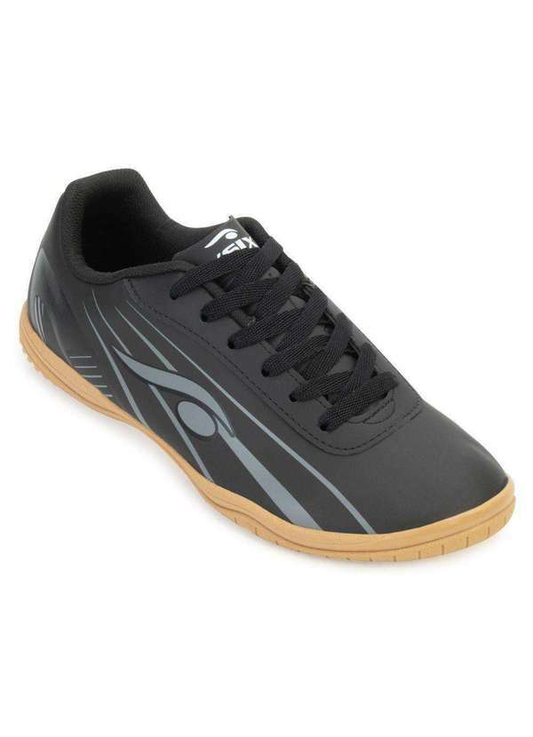 Chuteira Futsal Dsix Dx23-6201 Preto/Cinza - Alex Shoes