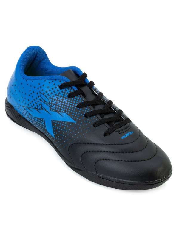 Chuteira Futsal Oxn Express-Ox22 Preto/Azul Alex Shoes