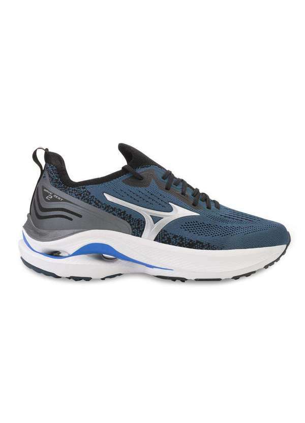 Tênis Corrida Mizuno Wave Zest 2 e Meia Mz24 Azul/Preto - Alex Shoes