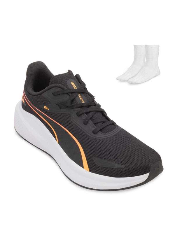 Puma Tênis de Corrida Puma Skyrocket Lite e Meia Pm24-37943 Preto/Branco