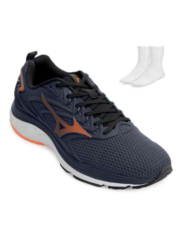 Mizuno Tenis Mizuno Space 4 e Meia Mz24 Marinho Laranja