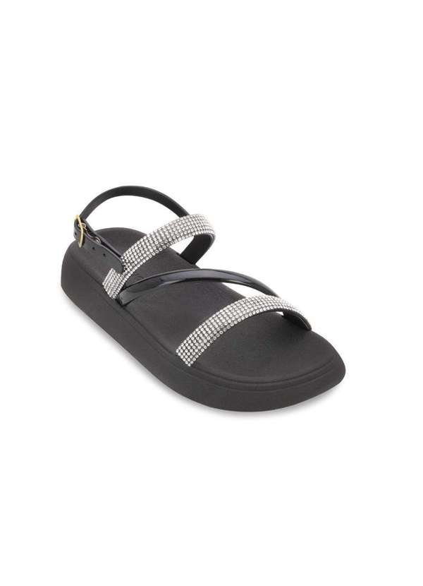 Luelua Sandália Luelua Infantil Ll24-13600 Preto/Prata