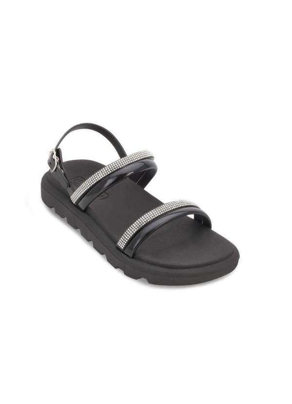 Luelua Sandália Luelua Infantil Ll24-14900 Preto/Prata