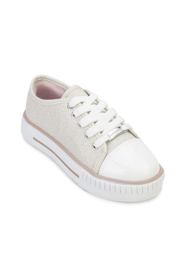 Molekinha - Tênis Casual Molekinha Mk23-25651 Branco/Bege