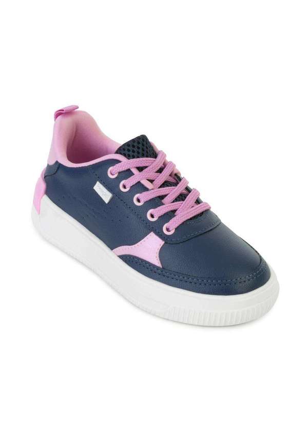 Tênis Pampili Infantil Mr Pp24-66709 Marinho/Rosa Alex Shoes