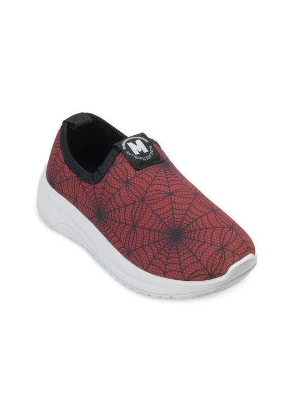 Molekinho - Tênis Slip On Molekinho Mk24-26342 Vermelho/Preto