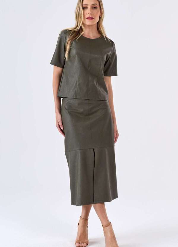 Pks - Blusa Feminina Pks Verde 5