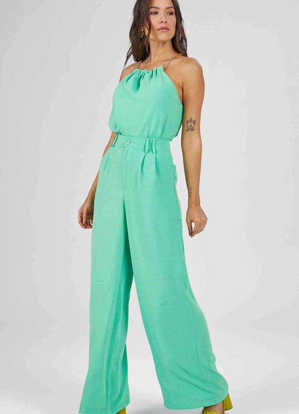 Pks - Blusa Pks com Alca Corrente Verde 4