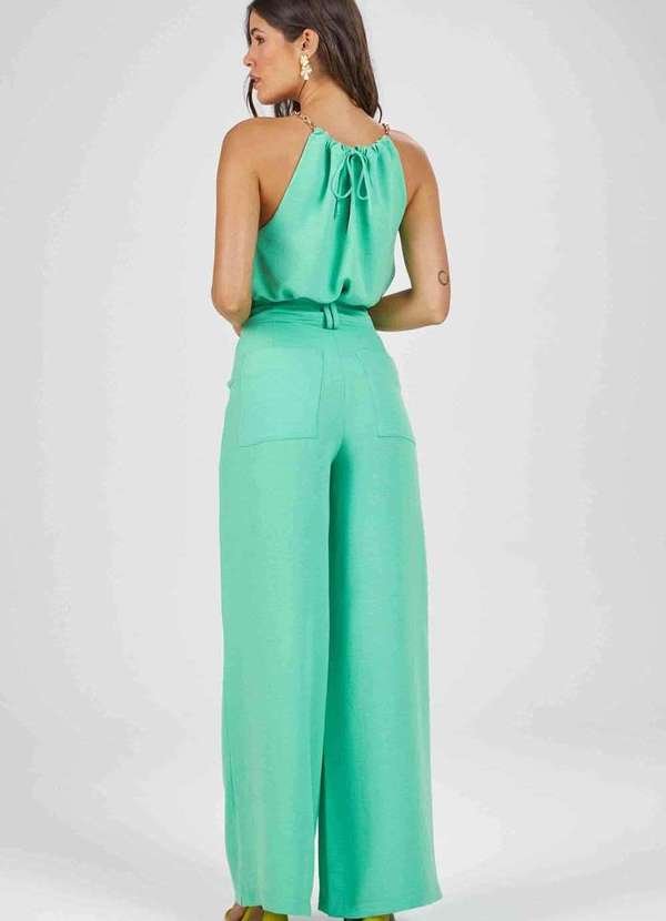 Pks - Blusa Pks com Alca Corrente Verde 5