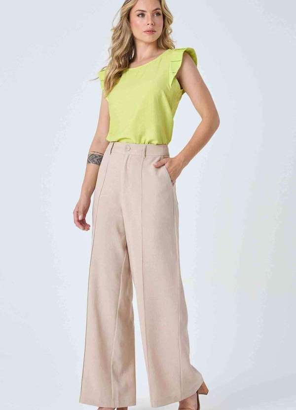 Pks - Blusa Pks Manga Curta Verde 5