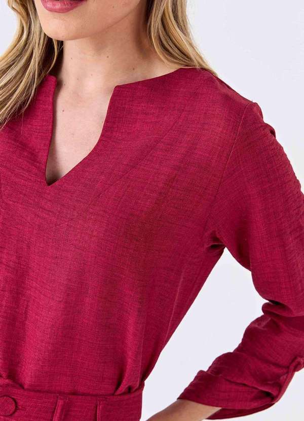 Pks - Blusa Pks Manga Longa Roxo 3