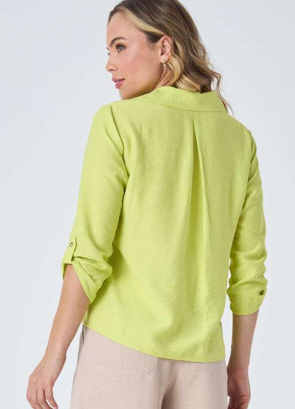 Pks - Camisa Pks Manga 7/8 Verde 2