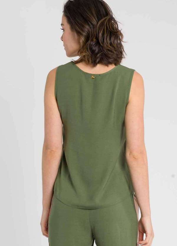 Pks - Regata de Linho com Tarjas Verde 2