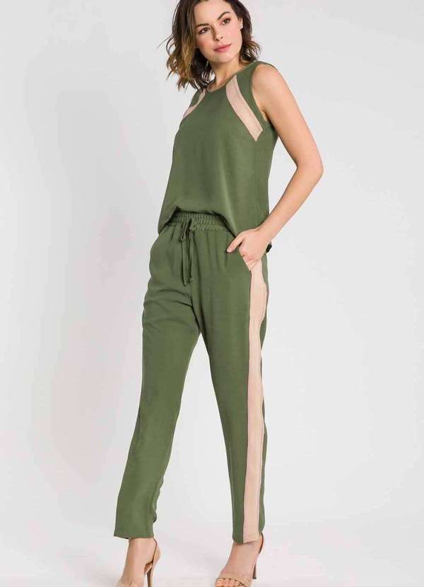 Pks - Regata de Linho com Tarjas Verde 3