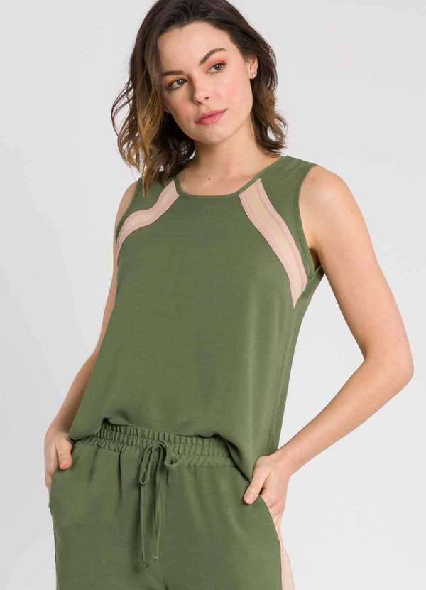 Pks - Regata de Linho com Tarjas Verde 4